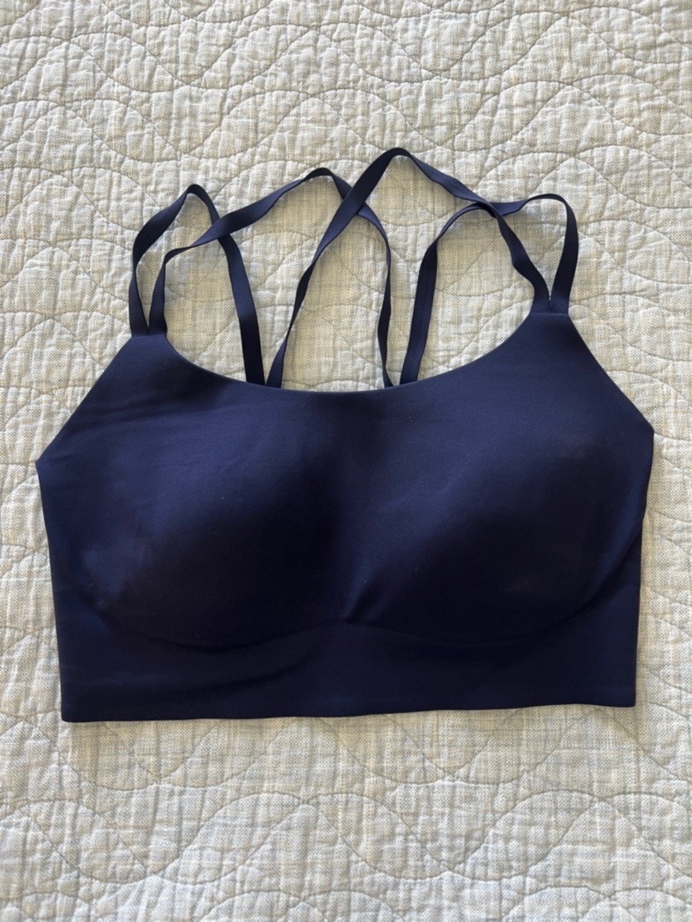 Aerie OfflineSeamless Navy Strappy Sports Bra